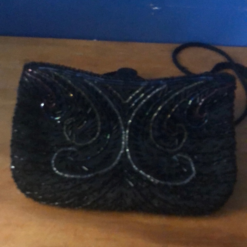 Mini black purse (wedding)